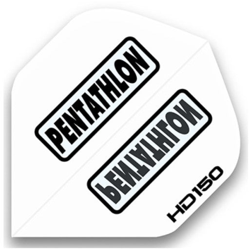 Pentathlon - Dart Flights - Standard - HD150 - White