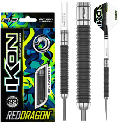 Red Dragon - Ikon 1.4 - Steel Tip Darts - 85% Tungsten (STOCK ITEM)