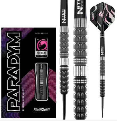 Red Dragon - Paradym Parallel- Steel Tip Darts - 90% Tungsten (STOCK ITEM)