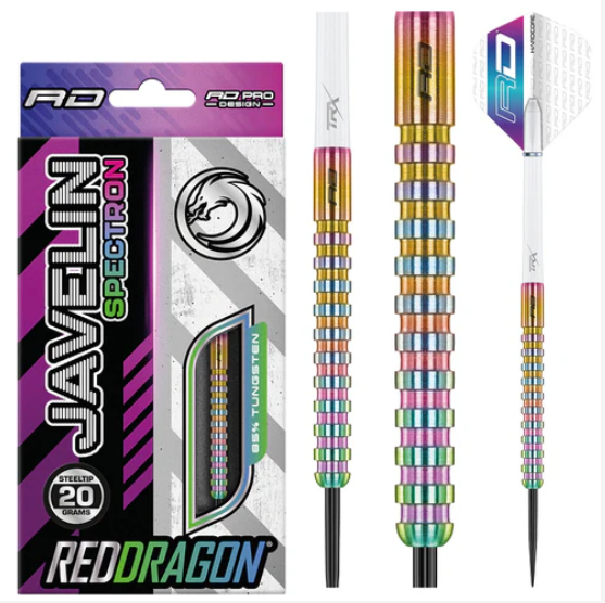 Red Dragon - Javelin - Spectron - Steel Tip Darts - 85% Tungsten (STOCK ITEM)