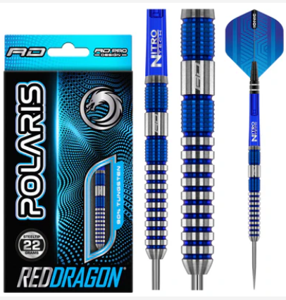 Red Dragon - Polaris - Steel Tip Darts - 90% Tungsten (STOCK ITEM)