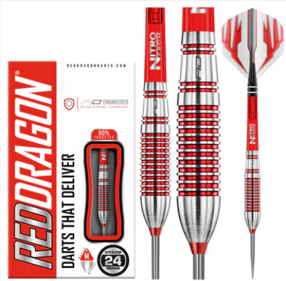 Red Dragon - Reflex - Steel Tip Darts - 90% Tungsten (STOCK ITEM)