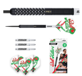 Red Dragon - Bullhitters V1 - Steel Tip Darts - 90% Tungsten (STOCK ITEM)