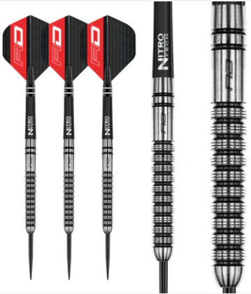 Red Dragon - Gian Van Veen - Steel Tip Darts - 90% Tungsten (STOCK ITEM)