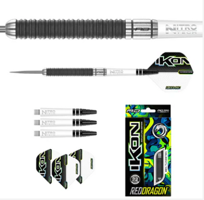 Red Dragon - Ikon 1.4 - Steel Tip Darts - 85% Tungsten (STOCK ITEM)