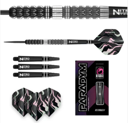 Red Dragon - Paradym Parallel- Steel Tip Darts - 90% Tungsten (STOCK ITEM)