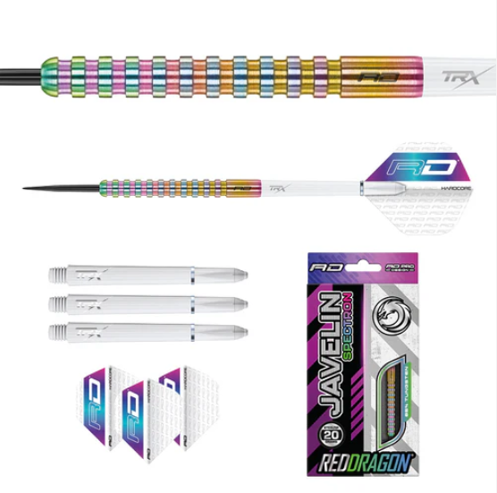 Red Dragon - Javelin - Spectron - Steel Tip Darts - 85% Tungsten (STOCK ITEM)