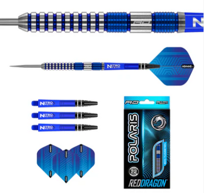 Red Dragon - Polaris - Steel Tip Darts - 90% Tungsten (STOCK ITEM)