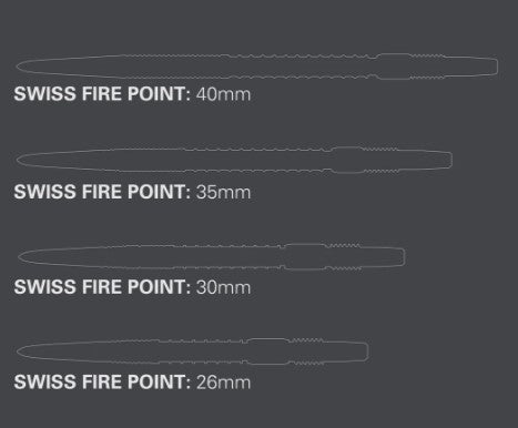 Target - Swiss Point - Replacement Dart Point - Firepoint - 30mm