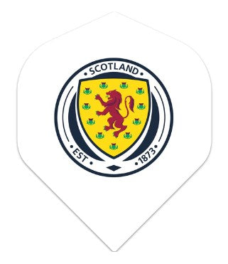 Scotland - Football - Dart Flight - White