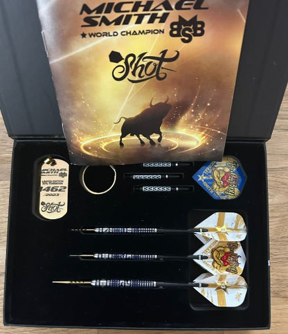 Shot - Michael Smith Skye Limited Edition Darts - Set 1462 of 2023