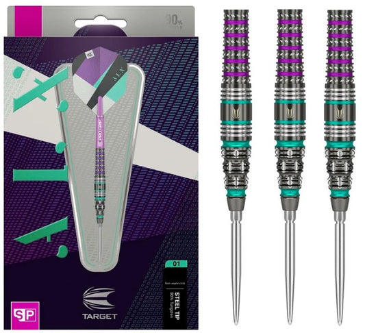 Target ALX 01 Swiss Point - Steel Tip Darts - 90% Tungsten