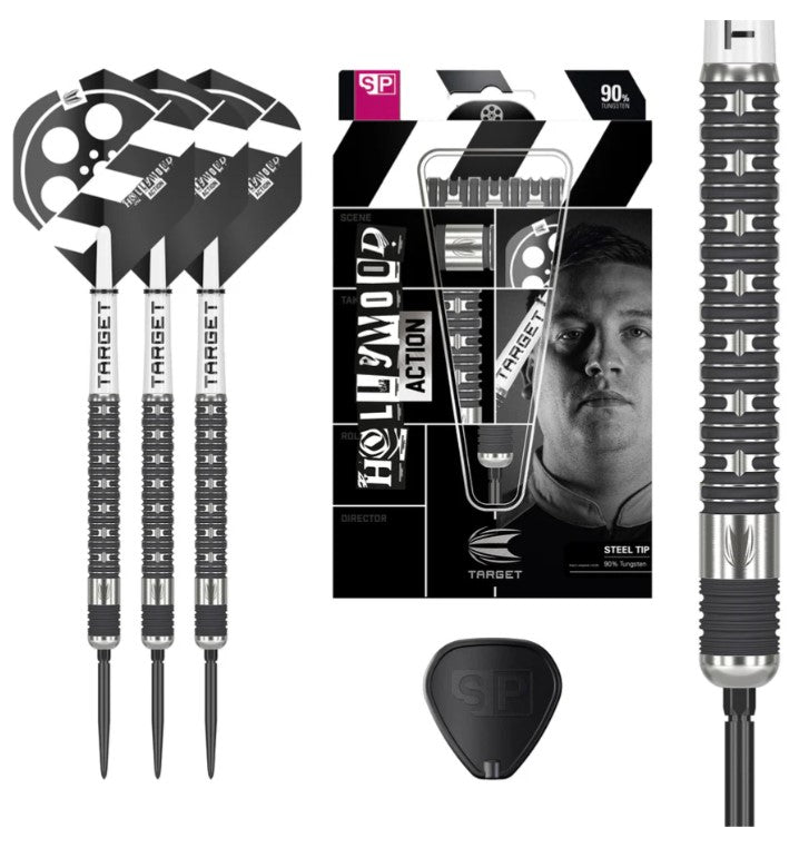 Target - Chris Dobey Action - Steel Point Darts - Swiss Point - 90% Tungsten