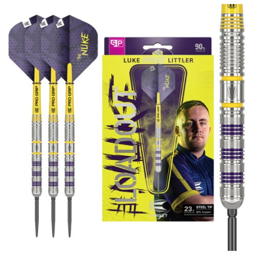 Target - Luke ‘The Nuke’ Littler - Loadout - Steel Tip Darts - Swiss Point - 90% Tungsten