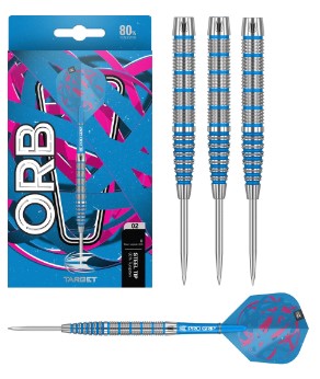 Target - Orb 02 - Steel Tip Darts - 80% Tungsten