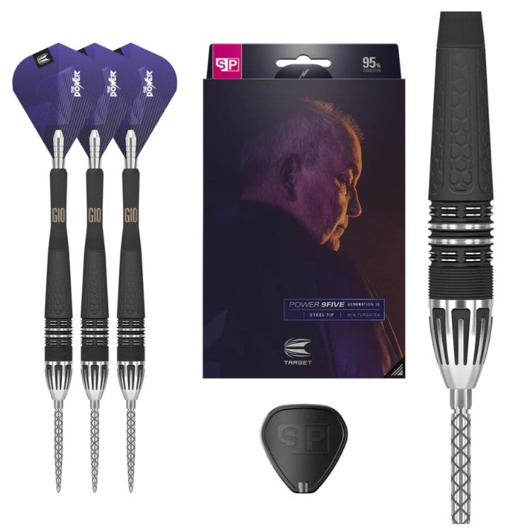 Target - Phil 'The Power' Taylor G10 - 9FIVE - Steel Point Darts - Swiss Point - 95% Tungsten