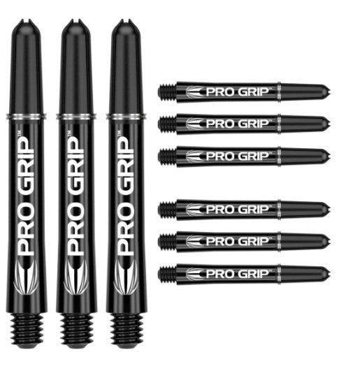 Target - Pro Grip - Stems / Shafts - Pack of 3 Sets - Black