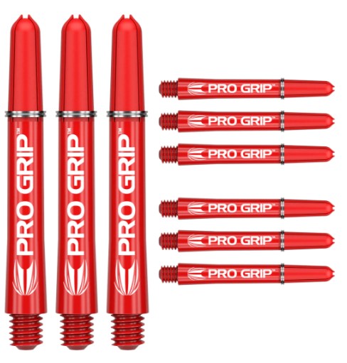 Target - Pro Grip - Stems / Shafts - Pack of 3 Sets - Red