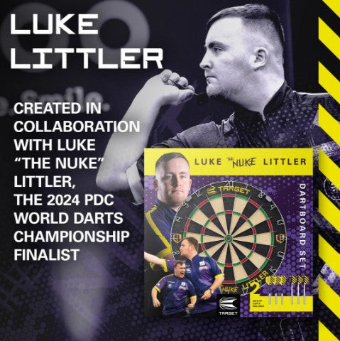 Target - Luke 'The Nuke' Littler - Dart Board Set