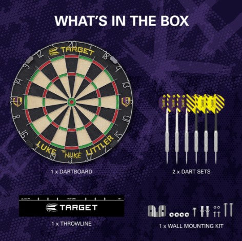 Target - Luke 'The Nuke' Littler - Dart Board Set