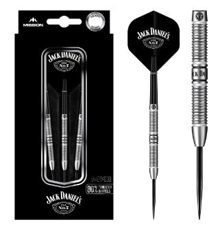 Jack Daniel's - Steel Tip Darts - Old No7 - Ringed (Silver) - 22g