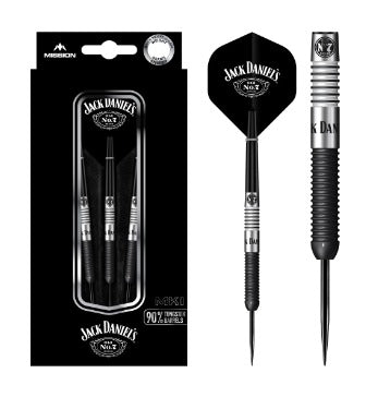 Jack Daniel's - Steel Tip Darts - Old No7 - Black - 23g