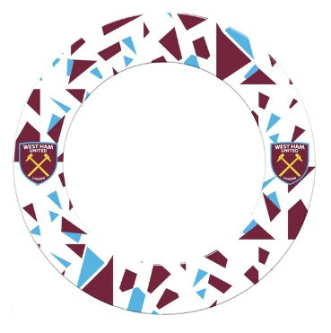 West Ham United FC - Dart Board Surround - Abstract