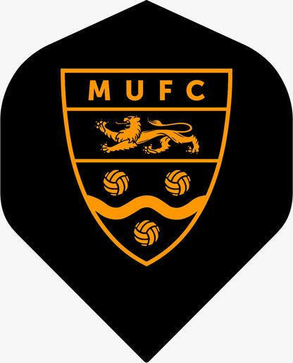 Maidstone United FC - Officially Licensed Product - Dart Flights - Black