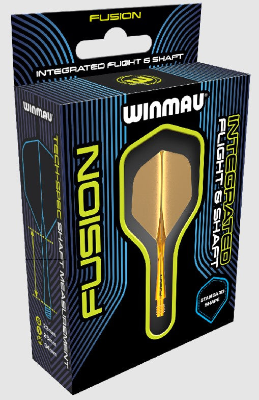 Winmau Fusion Intergrated Flight & Shaft - Orange