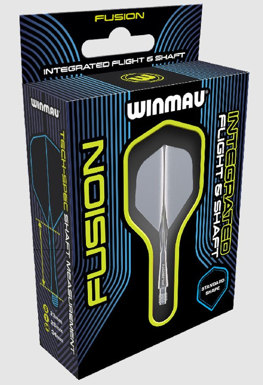 Winmau Fusion Intergrated Flight & Shaft - Grey