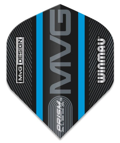 Winmau - MVG - Black & Blue - Pro Series - Prism Alpha Dart Flights