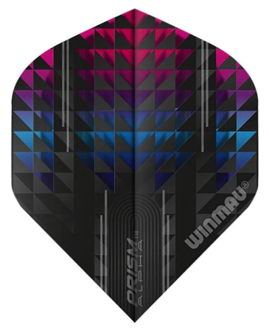 Winmau - Purple & Blue - Prism Alpha Dart Flights - 100 Micron 6915-115