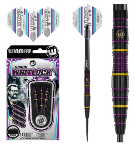 Winmau - Simon Whitlock - Steel Tip Darts - Pro Series - 85% Tungsten