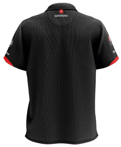 Winmau - Pro-Line Darts Polo Shirt - Blade 6 - Black (STOCK ITEM)