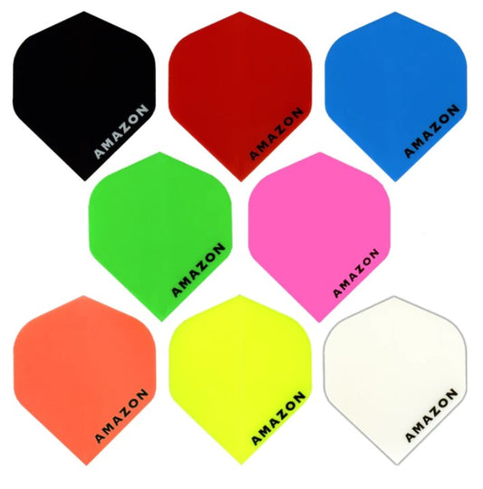 Designa Dart Flights - 100 Micron - Standard Shape - Amazon - Plain