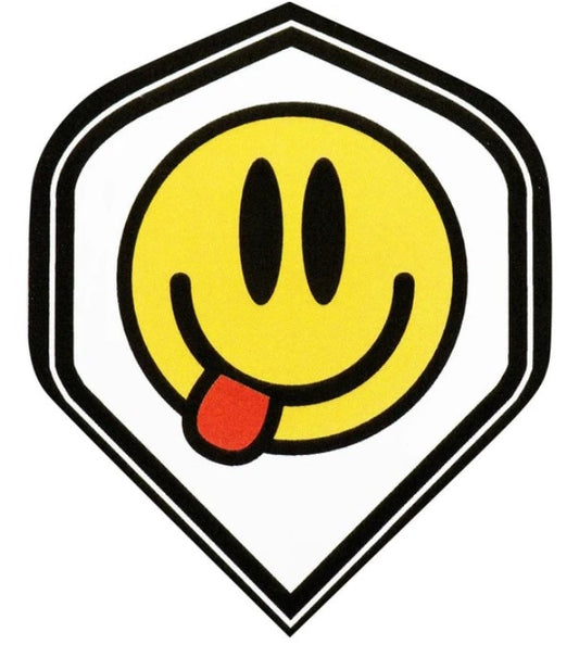 Designa Dart Flights - 100 Micron - Standard Shape - Smiley