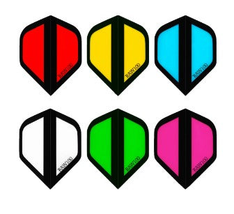 Designa Dart Flights - Raw 100 - Standard Shape - Various Colours