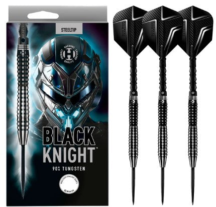 Harrows - Black Knight - Steel Tip Darts - 90% Tungsten