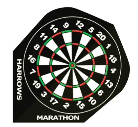 Harrows Dart Flights - Marathon - Standard No.6 - Dart Board