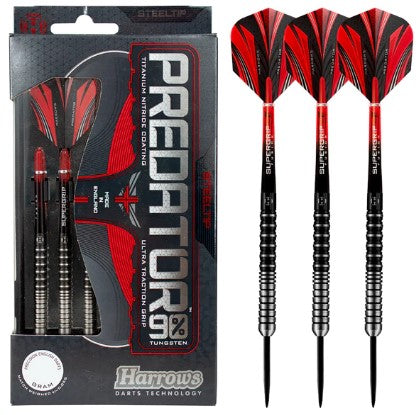 Harrows - Predator - Steel Tip Darts - 90% Tungsten