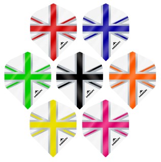 Mission Dart Flights - 100 Micron - Standard No.2 Shape - Union Jack